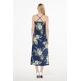 thumbnail image 5 of Women's Hawaiian Luau Floral Print Maxi Sweetheart Dress L Pineapple Garden Navy, 5 of 5