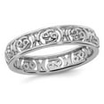 thumbnail image 1 of Sterling Silver Cancer Zodiac Astrology Ring Band, 1 of 4