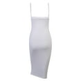 thumbnail image 6 of Women Satin Elegant Bodycon Maxi Dress Sexy Sleeveless Ruched Summer Solid Color Y2k Dress Evening Party Clubwear Dress, 6 of 7