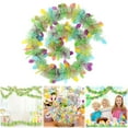thumbnail image 2 of 6.5Ft Easter Tinsel Garland,Colorful Egg Tinsel Twist Garland with Confetti Spring Hanging Tinsel Ornament Decoration for Fireplace Mantel Tree Eatser Party Decoration,Spring Garland,Easter Decor, 2 of 9