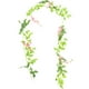 thumbnail image 3 of KAKOWELY Enredadera de glicina artificial, hojas verdes de glicina falsas, enredadera de glicina para decoración de bodas y fiestas., 3 of 5