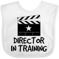 thumbnail image 3 of Inktastic Director in Training Boys or Girls Baby Bib, 3 of 4