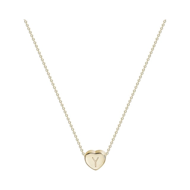 Collar para mujer, joyería para mujer, joyería de moda para mujer, regalo para mujer, 26 collares con colgante de cadena con nombre y letras en inglés, joyería, collares de moda.