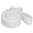 thumbnail image 3 of Cinta de encaje Hilo de algodón 20 yardas Accesorios decorativos blancos para bricolaje Ropa Decoración de regalo, 3 of 10