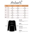 thumbnail image 4 of XCHQRTI Long Sleeve Shirt for Women Color Block Stripe Tee Cotton Female Tops, 4 of 4