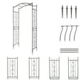 thumbnail image 3 of Ktaxon 7.5 Ft Garden Metal Arch Arbor for Climbing Plant,Outdoor Wedding, 3 of 9