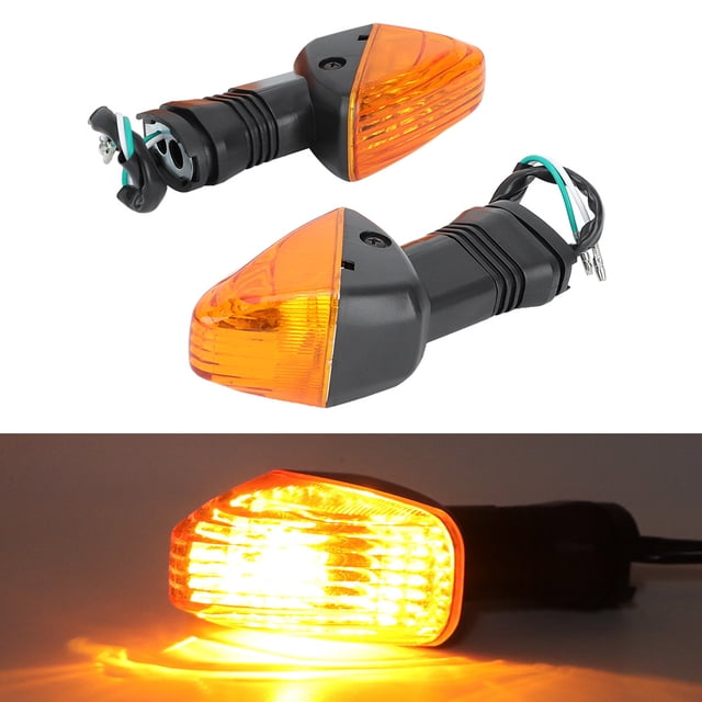 Feux de Signalisation pour Moto, Lampe de Signalisation Durable Économe en Énergie et Résistante à la Chaleur 2 Pcs pour Mise à Niveau