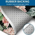 thumbnail image 4 of Pioneer Flower Floral Print Pattern Bathroom Rugs Sets 3 Piece,Toilet Cover Set,Absorbent Non Slip Bathroom Mats Sets with U-Shaped Contour Rug Toilet Rug Set, 4 of 5