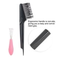 thumbnail image 4 of 2Pcs Comb Cleaner Brush Set Durable Stainless Steel Bristles for Hair Salon Tool Home Use with Ergonomic Handle Lightweight Portable Design, 4 of 7