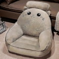 thumbnail image 4 of 50/60cm Cartoon Baby Stuffed Sofa Cushion Kawaii Dinosaur Cat Avocado Rabbit Soft Pillow Rest Sofa Floor Mat Surprise Home Decor, 4 of 4