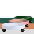 thumbnail image 4 of Removable Flower Pot Tray Universal Wheels Round Plastic Tray Flower Pot Rack Plant Stand, 4 of 9