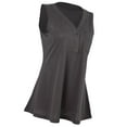 thumbnail image 4 of Camiseta Chaleco con cuello en V Casual , Gris, 2XL Gray 2XL Hugo top sin mangas para mujer, 4 of 10