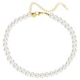 thumbnail image 2 of Miyuadkai Necklaces Choker Collar Charm Pearl Necklaces For Women Fashion Vintage Chain Imitation Body Chain Jewelry C One Size, 2 of 2