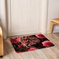 thumbnail image 6 of Leopard Soft Polyester Non-Slip Machine Washable Floor Carpet Door Mat Office Rugs, 6 of 6