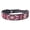 Black & Red, variant on HILASON Western Style Beaded American Leather Pet Dog Collar Tan