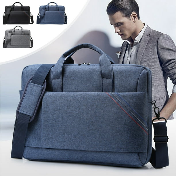 Bolso Bandolera para Portátil, Maletín Versátil para Negocios, Tela Oxford Impermeable, Almacenamiento Organizado, Correa Ajustable, Ideal para Desplazamientos y Viajes, Unisex, 40 X 30 X 7 Cm