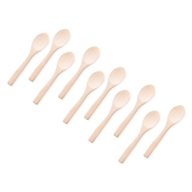 Matsuzay Paquete de 10 cucharas de pequeñas, utensilios de comedor para niños, cucharadita de miel, condimentos de cocina para condimentos de Mostrada tipo 6 Matsuzay HA059797-06B