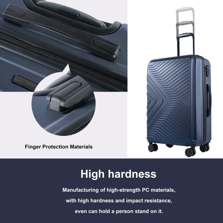 Travelhouse 3 Piece Hardshell Luggage Set Hardside Lightweight