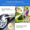 thumbnail image 3 of CONGDAREN Hydro Jet High Pressure Power Washer Wand for Garden Hose and Car Pet Ground Washing, Metal Pressure Washer Attachment with 2 Hydrojet Water Power Nozzle and Hose Quick Connector Blue, 3 of 7