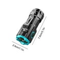 thumbnail image 3 of Needhep Portable Super Bright FlashlightMulti-Purpose Flashlights for Kids, Big Flashlights Powerful, Multi-Purpose Small Flashlight for Camping for Night Working (Black), 3 of 7