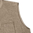 thumbnail image 3 of Njagoc3 Mens Sleeveless Henley Vest, Button - Accent Design, Cotton - Rich Fabric, Casual Outdoor & Daily Vest, 3 of 5