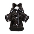 thumbnail image 2 of Kingtowag Pretty Pet Pajamas Black Size L, Comfortable Dog Clothing Collars Costume Head Flower, Pet Pajamas Clothes Puppy Dog Comfortable Clothing Costume Pajamas + Head Flower, 2 of 7
