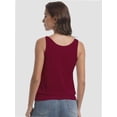 thumbnail image 4 of Women V Neck Tank Tops Summer Sleeveless Casual Tops Loose Fit Banded Bottom Shirts, 4 of 6
