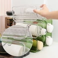 thumbnail image 2 of Organizador de acrílico Injueey para botellas de agua refrigerador verde, 2 of 6