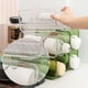 thumbnail image 2 of Estante de Almacenamiento de Botellas de Vino Inteprter Organizador para Nevera Utensilios de Cocina Blanco, 2 of 6
