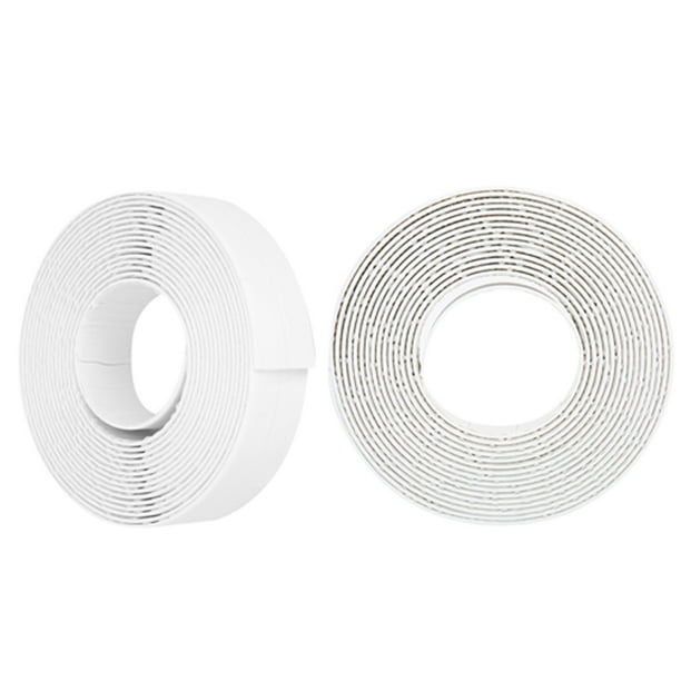 Tira de Sellado Impermeable, Cinta adhesiva para el Inodoro, Autoadhesivo de la Tira de Calafateeo para la Ducha de Baña de Cocina Piso y Pared