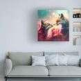 thumbnail image 3 of Canvas Wall Art - Ray Heere 'Woodland Animals 6' Wall Art for Living Room, Bedroom, or Office Décor by Trademark Fine Art - 14 x 14 Inches, 3 of 4