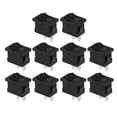 thumbnail image 3 of 10x Rocker Switch 2-Pin Black ON/OFF SPST Car/Boat/Lamp DC 12V 5A, AC 125V 10A, 3 of 6