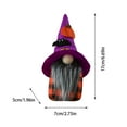 thumbnail image 4 of Floleo Halloween Decorative Hanging Ornaments Hanging Plush Gnomes Pumpkin Ghost Witch Decor Tree Ornaments For Halloween Home Party Decor, 4 of 6