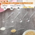 thumbnail image 5 of 50/100PCS Clear Mini Spoons for Desserts Small Plastic Tasting Spoon Disposable Spoons Tiny Plastic Serving Utensils for Party, 5 of 8