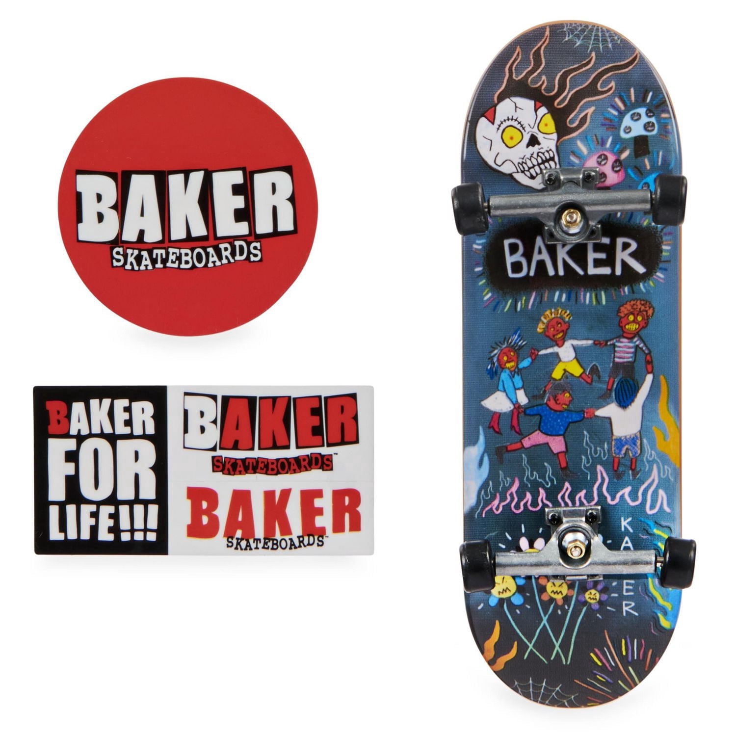 Tech Deck, 96mm Fingerboard Mini Skateboard with Authentic Designs, For Ages 6 and Up (Styles May Vary)