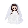 thumbnail image 3 of Ofertas del Cyber of Monday Ofertas del Black of Friday Juguetes para niños Liquidación por menos de $ 5 Muñecas princesa mini kkbbma para niñas, muñeca mini de 6 pulgadas 13 articulaciones móviles, 3 of 7