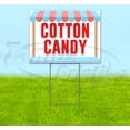 thumbnail image 1 of Cotton Candy (18" x 24") Yard Sign, Includes Metal Step Stake, 1 of 6