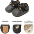 thumbnail image 4 of Soft Sole Leather Baby Shoes - Infant Baby Walking Shoes Moccasinss Rubber Sole Crib Shoes, 4 of 6