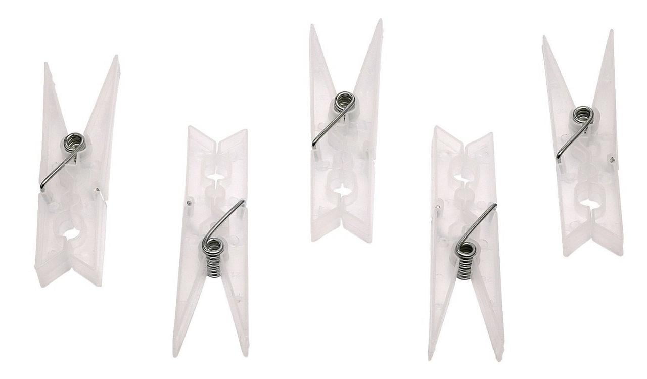 Greenco Laundry Clips Plastic Clothespins with Spring 100 Pack