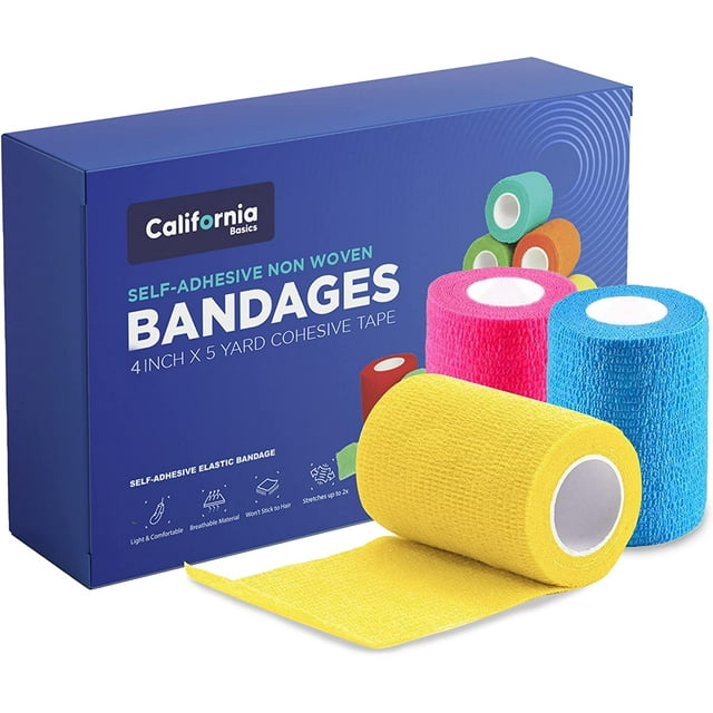 Self Adhesive Bandage Wrap Self Adhering Non Woven Cohesive Bandage