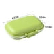 thumbnail image 3 of Estuche de almacenamiento para organizador de viajes | Pastillero diario de 8 compartimentos para bolso de bolsillo | Contenedor de plástico portátil | Diseño seguro de doble cerradura | 1 paquete, 3 of 6