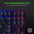 thumbnail image 4 of Razer BlackWidow V3 TKL Mechanical Gaming Keyboard: Yellow Mechanical Switches Linear & Silent - Chroma RGB - Compact Form Factor - Programmable Macr, 4 of 7