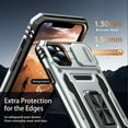 thumbnail image 5 of for iPhone 11 Pro Case with Screen Protector,Sliding Camera Cover,-Grade Cover with  Stand Phone Case 5.8" Grey, 5 of 12