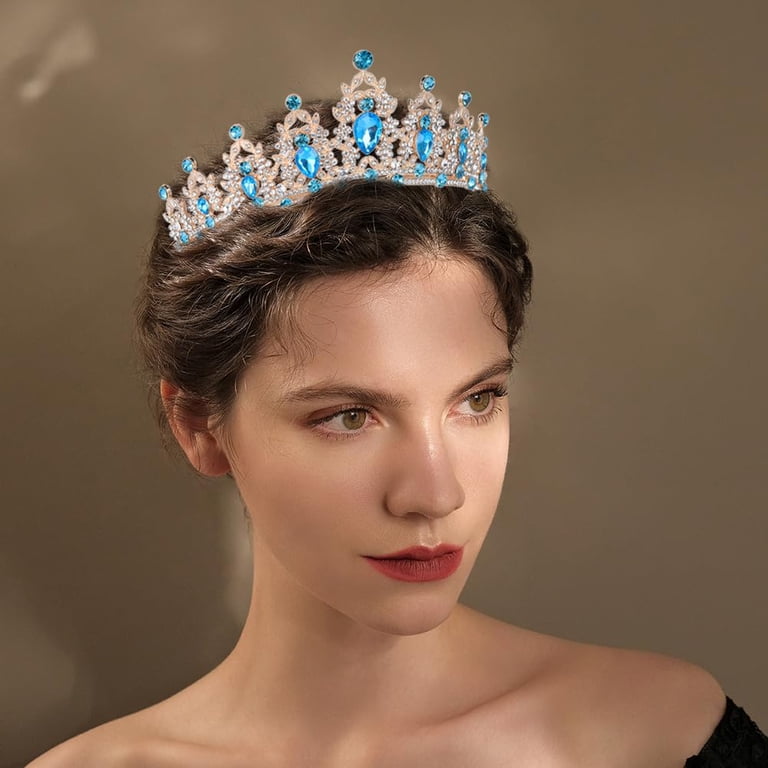Red Crowns for Women,Red Tiaras for Women,Gold Crown Royal  display picture 1