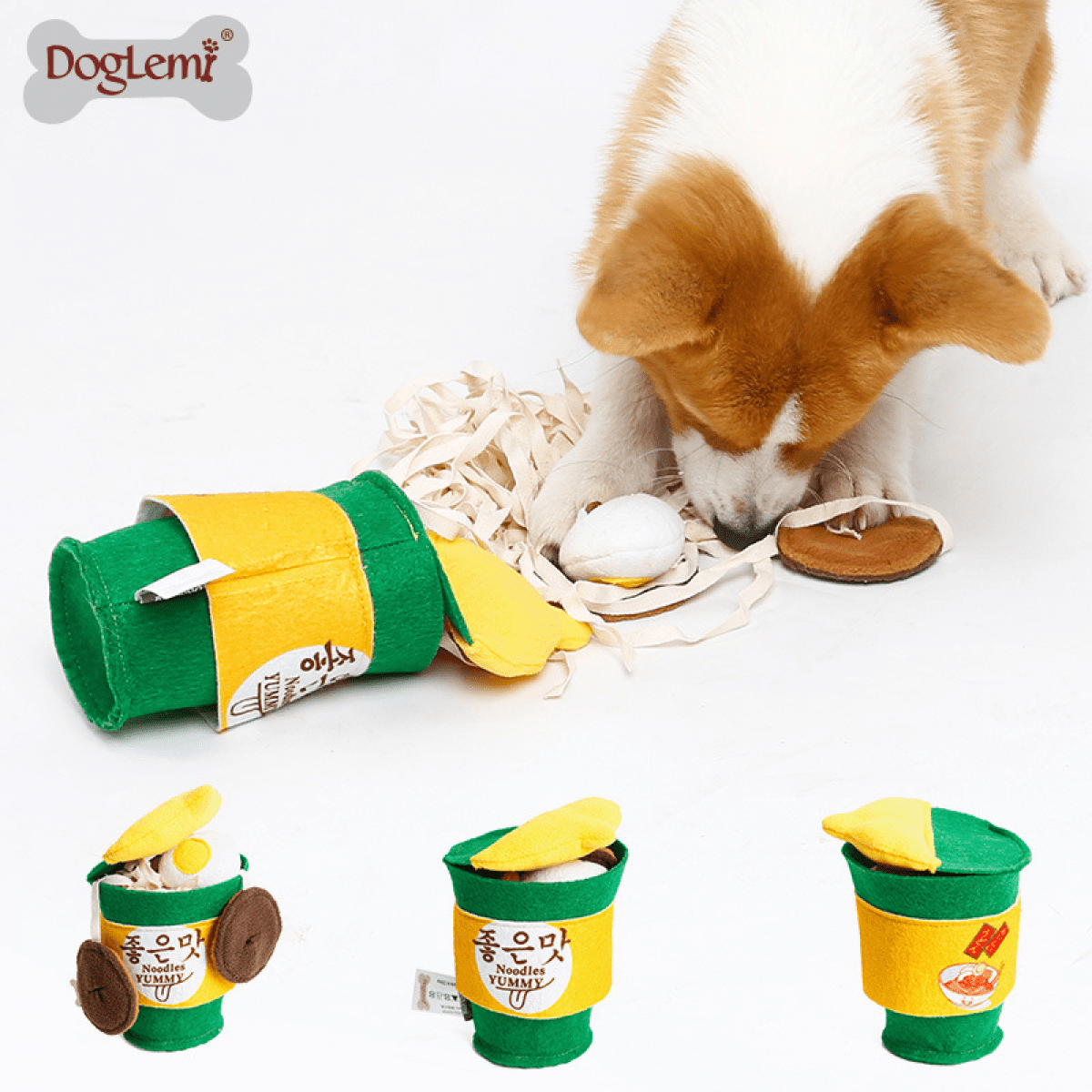 Pet Ramen Design Plush Toy Interactive Sniffing Toy For Dog - Temu