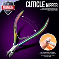 thumbnail image 3 of Cuticle Kit, 4 PCS Nail Care Kit, Manicure Pedicure Tools, Nail Cuticle Nippers, Ingrown Toenail Tools Kit, Toenail File and Lifters Stainless Steel, Nail Lifter, Nail Cuticle Pusher, 3 of 7