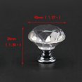 thumbnail image 2 of Moyic 20/30/40mm Diamante Transparente Cristal Puerta Tirar Cajón Pomo Tirador Conjuntos de muebles de dormitorio PC 1 40 mm Moyic JJ10934-03, 2 of 6