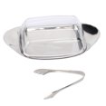 thumbnail image 1 of Contenedor De Mantequilla, Bandeja De Mantequilla Fácil De Limpiar, Hermoso Plato De Mantequilla Multiusos Con Clip De Tapa Para El Hogar Para La Cocina Ccdes Otros, 1 of 8