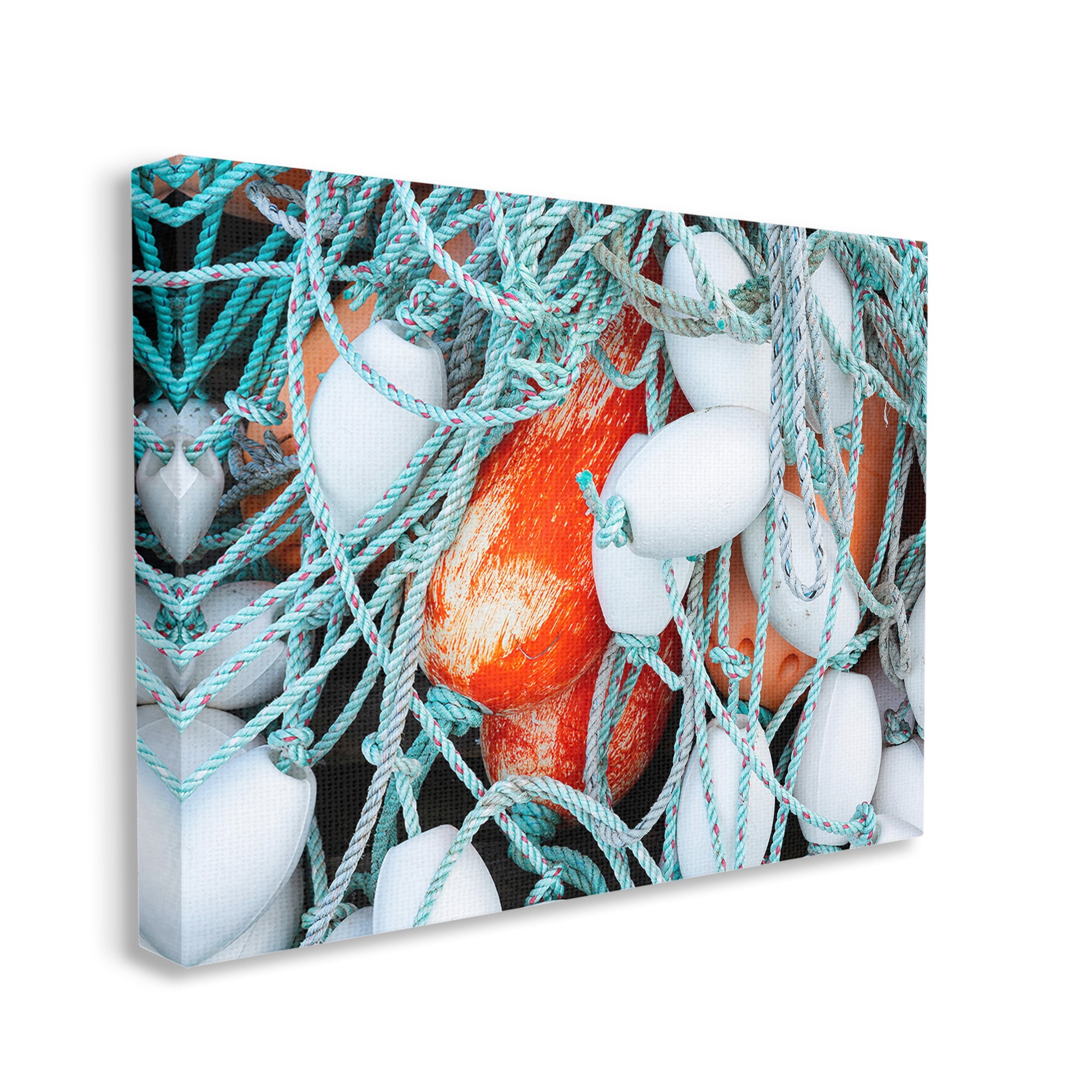 Stupell Industries Fishing Lines & Bobbers Nature Photography Gallery Wrapped Canvas Art Print Wall Art, 30 x 24