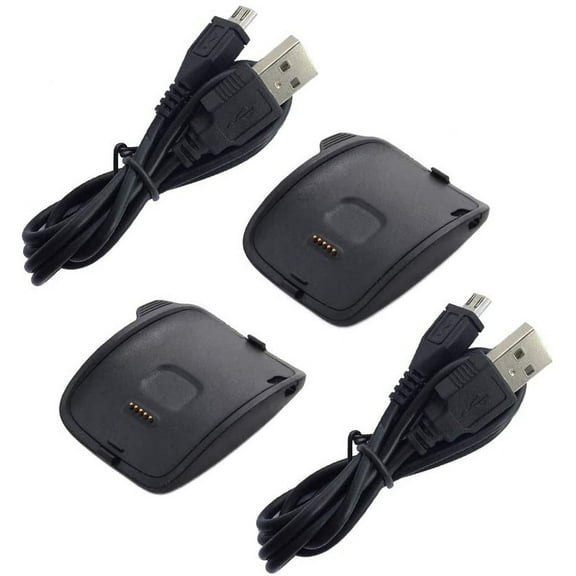 Tianle Replacement Gear S Charger (2 PCS), Charging Cradle Dock Compatible with Samsung Gear S R750 Smart Watch (Gear S Charger - 2 PCS)